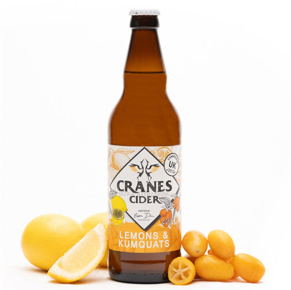 Cranes Cider Lemons & Kumquats (9x500ml)