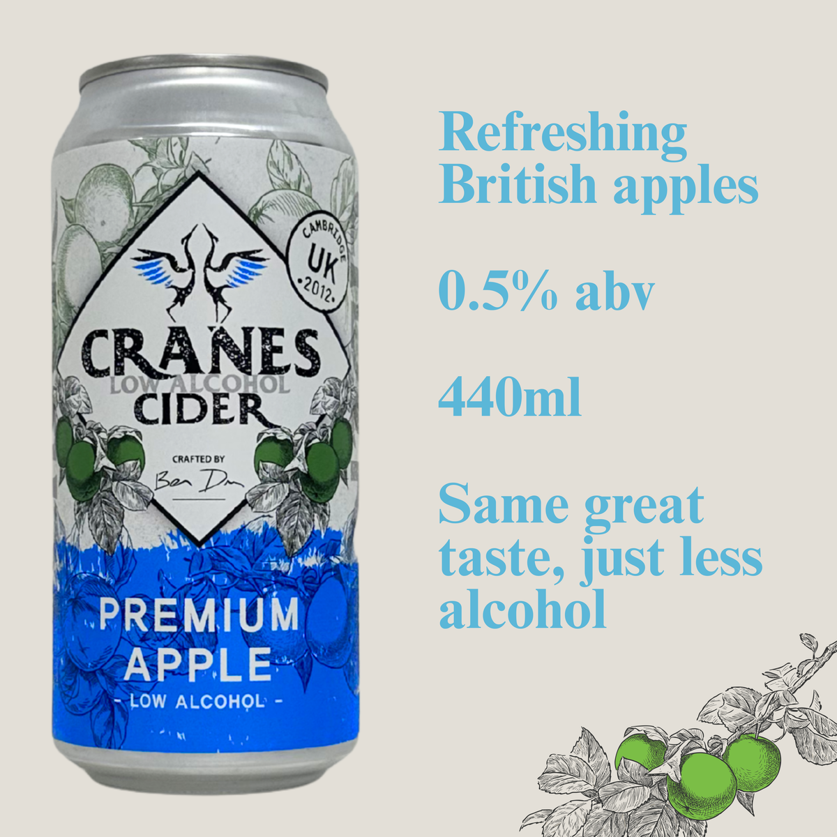 Premium Apple Low Alc 12x440ml