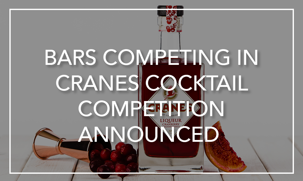 Bars Competing in the Cranes Cocktail Competition Announced
