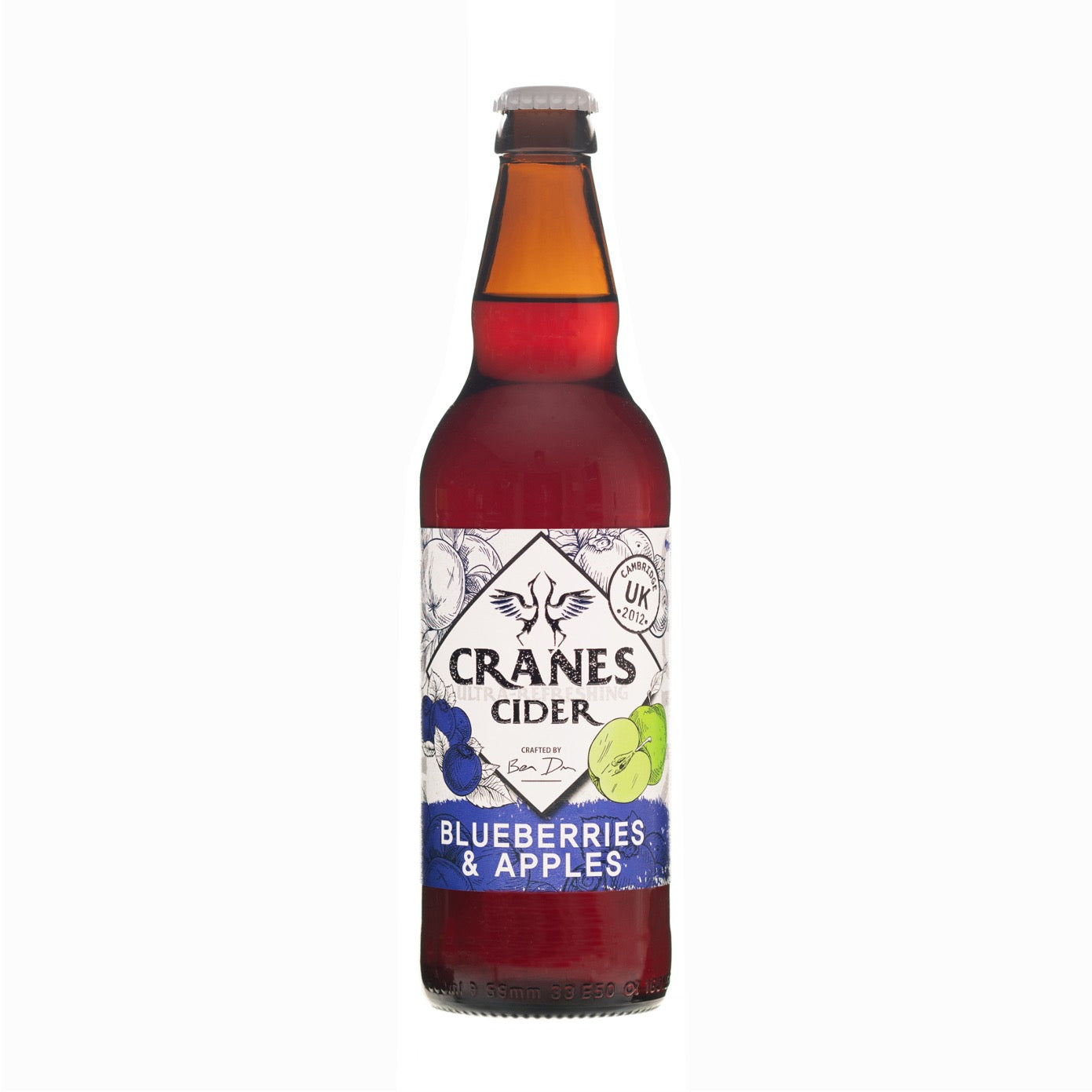 Blueberries & Apples 3.4% alc 500ml