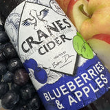 Cranes Cider Blueberries & Apples (9x500ml)
