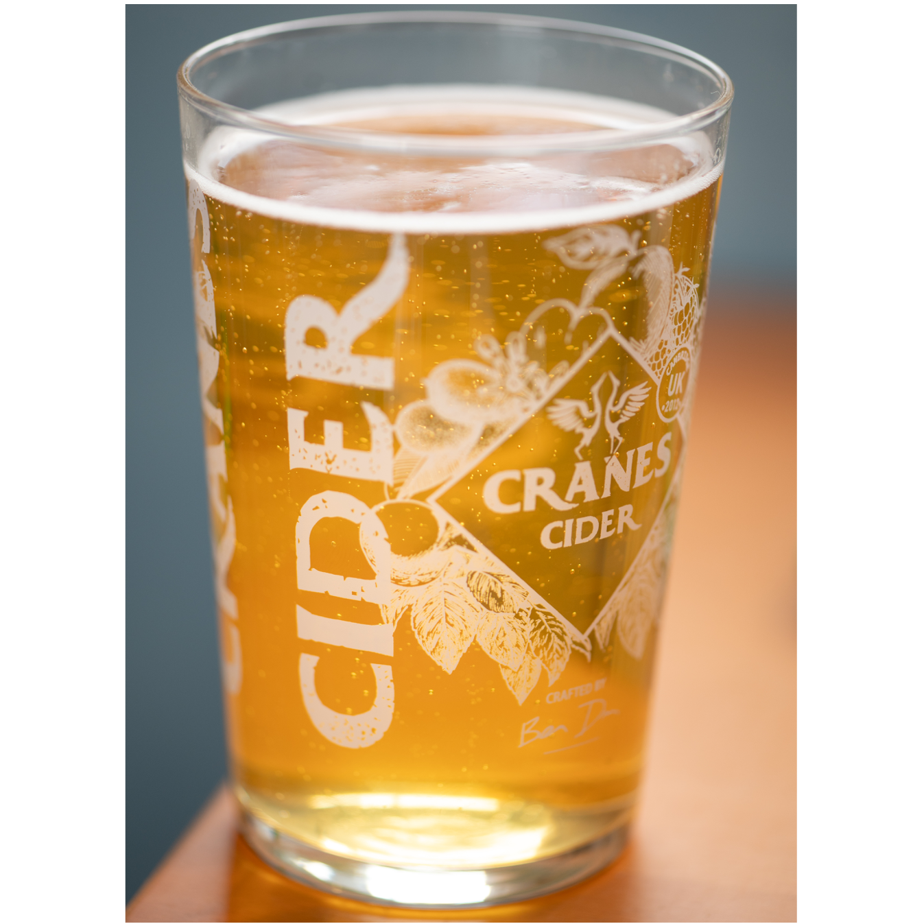 Cranes Branded Pint Glass